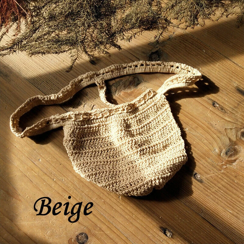 Sexy Traje de Baño Parte Inferior de Bikini Ganchillo a Mano para Hombres Tanga Sexy Tanga Ropa Interior para Hombres Foto 4 de 4