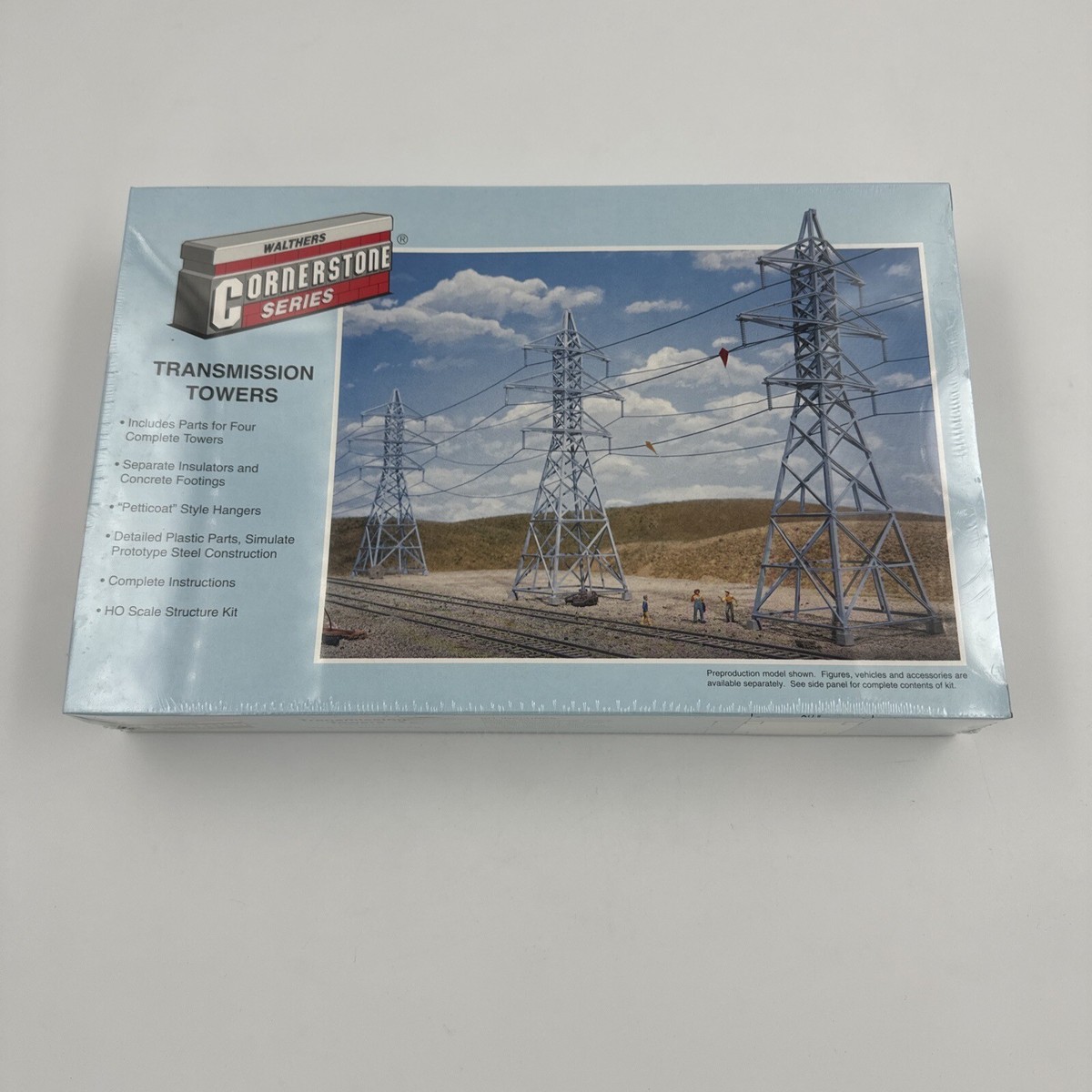 Walthers 933-3121 High-Voltage Transmission Tower Kit Pkg (4) HO