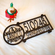 House Address Plaque Custom Address Sign Address Sign House Number Sign