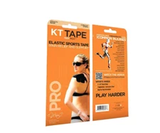 KT Tape Pro 10" Precut Kinesiology Therapeutic Elastic Strips 3 packs Jet Black