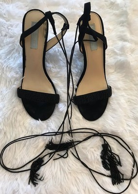 black dressy wedge heels