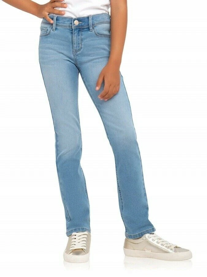 Jordache Girls Stretch Denim Skinny Jeans SIZE 12 LIGHTENZYME