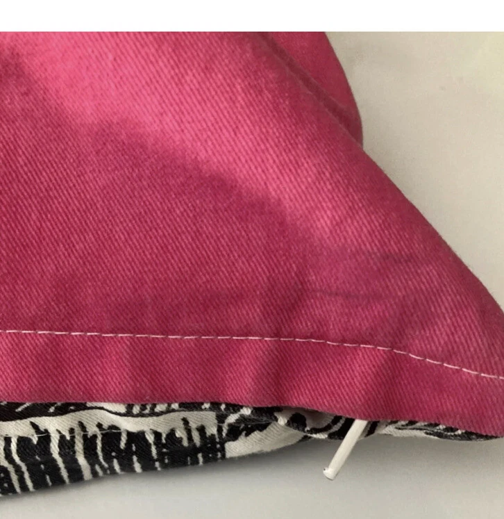 "Almohada IKEA Gulort OWLS rosa negro blanco mod abstracto 20"" x 20""" Foto 4 de 4