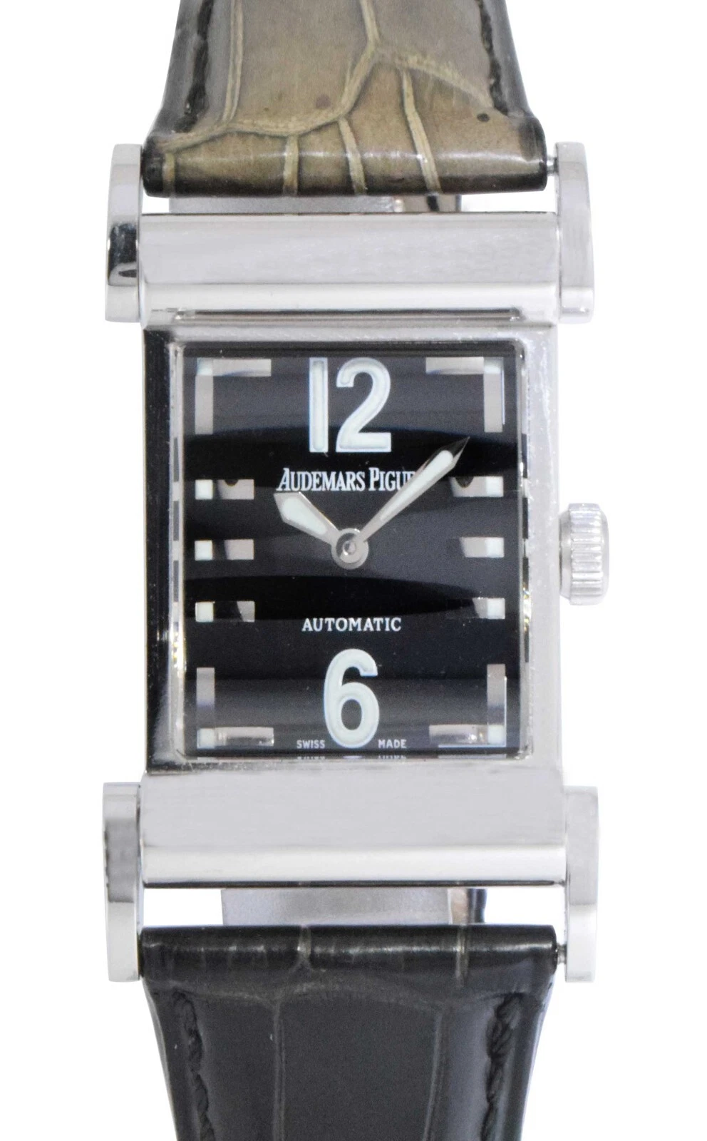 Audemars Piguet — Audemars Piguet 18k WG Canapé Black Dial Automatic Watch + 15091BC.OO.D002CR.02