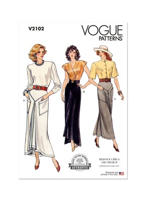 Vogue Misses Röcke Schnittmuster für stylische Kreationen V2102