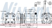 1X Nissens 89177 Kompressor Klimaanlage FüR Fiat Alfa Romeo Lancia