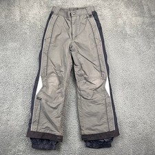 Obermeyer Charger Snow Ski Pants Youth Kids Junior Size 12 Gray Insulated