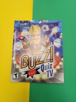 Buzz Quiz TV Instruction Manual (Sony Playstation 3)