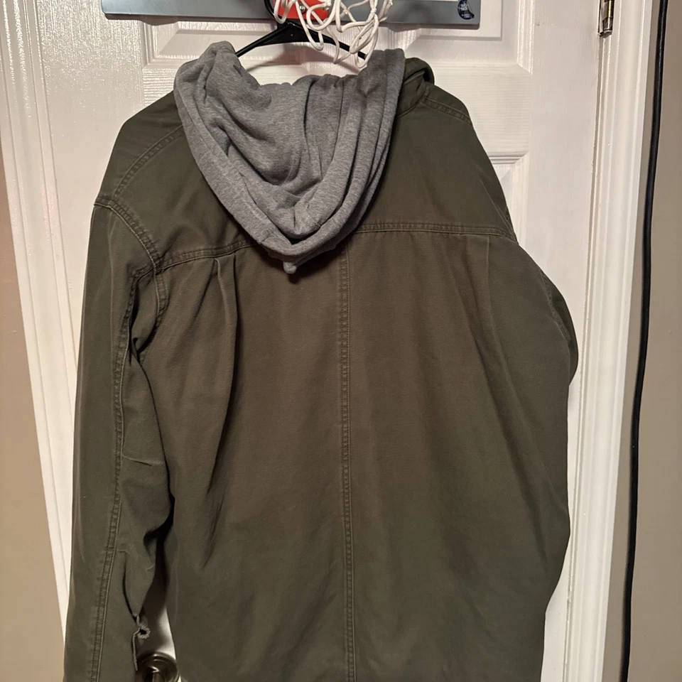 Dickies 3 Xl Hooded Navy Green Jacket + Electric Hand Warmers. Winter Bundle - Image 2 of 4