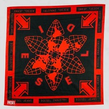 Vintage Diesel Handkerchief Neckerchief Bandana Pocket Square