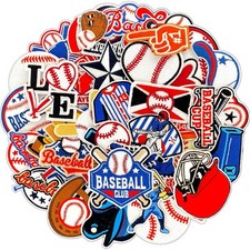 36Piece Baseball Iron On Patches, Embroidered Baseball Appliques for Clothing...