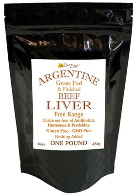 CurEase Argentine Grass-Fed Beef Liver Powder Desiccated Undefatted Pesticide-Fr
