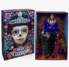 2023 Dia De Los Muertos Day of the Dead Ken Barbie with SHIPPER HJX15