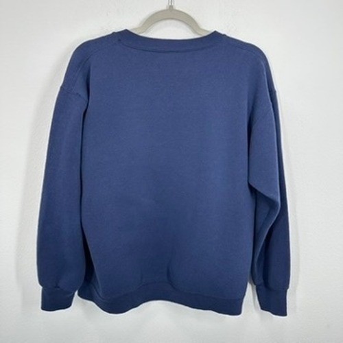 Vintage Forever Flora Sunflower Sweatshirt Navy Blue Botanical Graphic Crewneck View 4