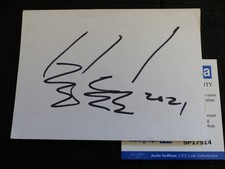 BONG JOON-HO signed autograph 4x6 autographed Index Card  ACOA  COA