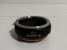 K F Concept adapter Pro for Canon EOS EF mount lens to Sony E mount a6000 A73