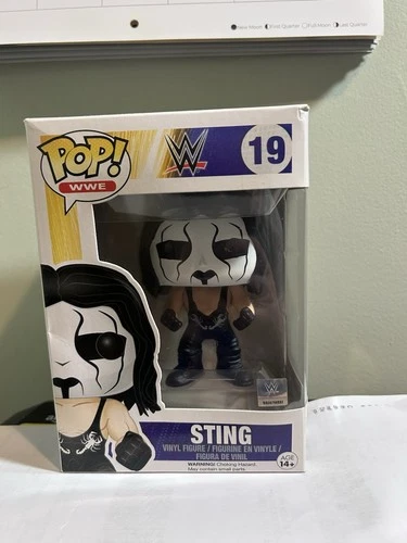 Funko Pop! WWE Sting #19 Vinyl Figure Vaulted Rare