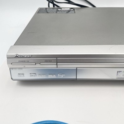 PIONEER DVR-510H-s DVD RECORDER 80GB HDD HARD DRIVE With Manual No