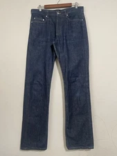 A.P.C Rescue Selvedge Jeans Mens 34x35.5 Slim Fit Straight Japanese Raw Denim