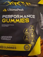 UltimaPeak Men’s Energy & Stamina Gummies 30ct  Non-GMO Raspberry Exp 2027 (4)