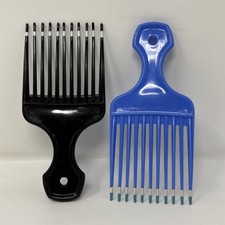VTG Goody Color Dip Lot 2 Lift Comb Hair Pick Styling Tools 80-90s USA