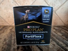 Purina FortiFlora Pro Plan Veterinary Probiotic DOG Supplement - 30 pack- 10/26