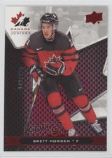 2018 Upper Deck Team Canada Juniors Exclusives /225 Brett Howden #18 0a4
