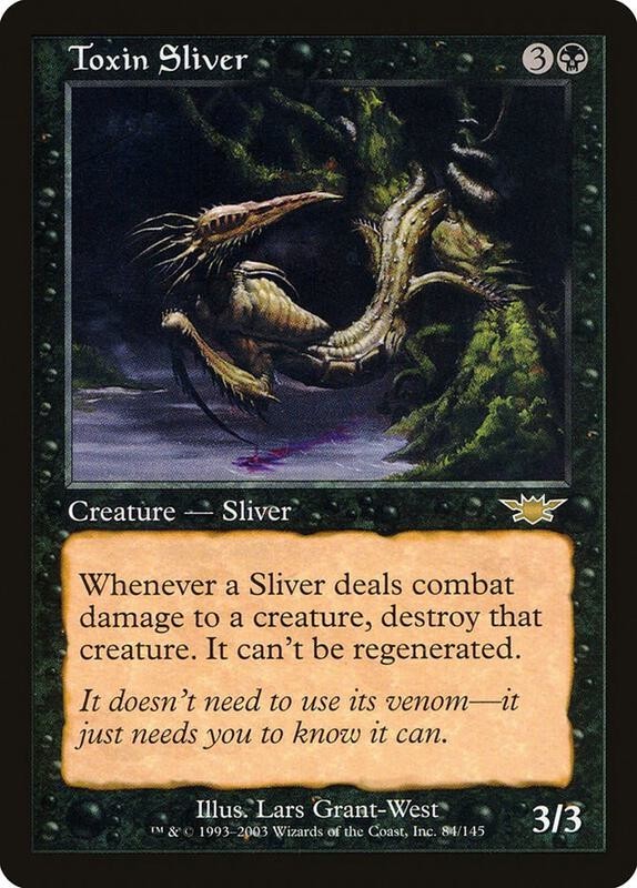 Toxin Sliver (x1) Legions EX/NM _ MTG _ 4RCards