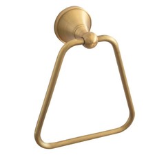 Antique Brass TShape Bath Towel Ring Wall Mount Hand Towel Holder Kitchen