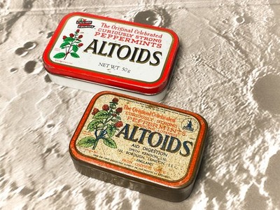 2 x Altoids Curiously Strong Mints Vintage Apotheke / Apotheke Dosen - 8cm - T