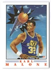 1991-92 Fleer #5 Karl Malone Illustrations Utah Jazz HOF