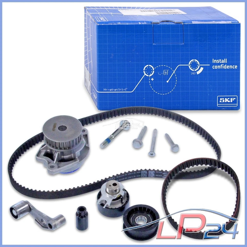 SKF KIT DE DISTRIBUTION + POMPE EAU POUR VW BORA GOLF 4 1J 1.4 16V - Photo 1/1