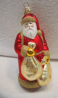 Patricia Breen Laden with Love Santa Christmas Ornament Pre-owned 1998 #9826
