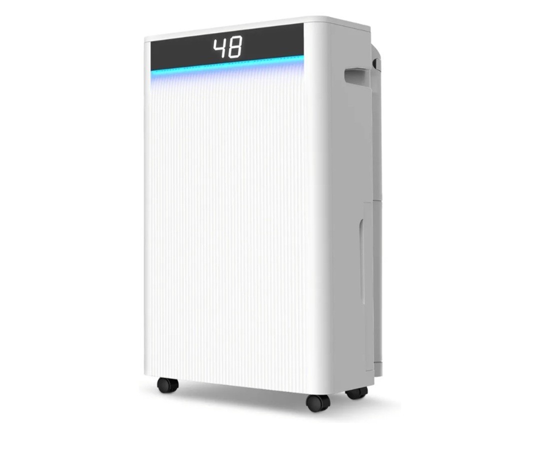 S Max 70 Pint/day, Compressor Dehumidifier With Humidity Control