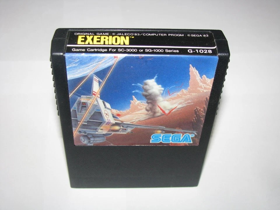 Exerion Small Box Sega SG-1000 SC-3000 SMS Japan import +manual CIB US Seller - Image 3 of 4