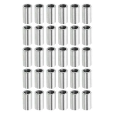 30pcs Round Coupling Nut M4x0.7mm 10mm Rod Bar Stud Tube Nut Sleeve Connector