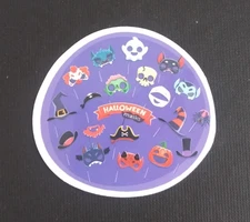 Halloween Masks Halloween Sticker 2.25" x 2.38" (AI)