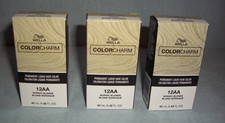 3 WELLA Color Charm Liquid Permanent Hair Color - Nordic Blond 12 AA   NEW