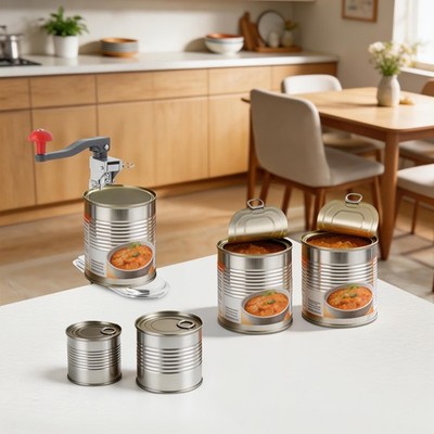 2-3 Pcs/Min Commercial Can Opener,Steel Kitchen Can Opener, Manual Can Opener