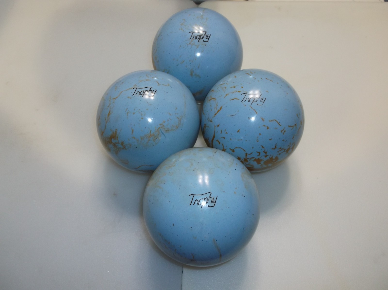 Candlepin Balls/REFINISHED/Trophy's/2lbs 5oz/100% Rubber/Exc