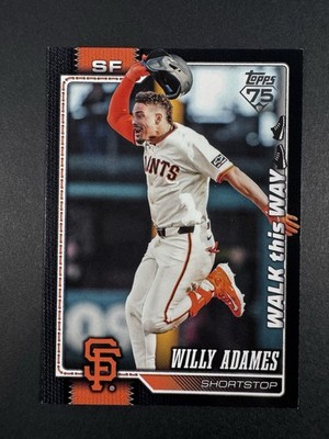 2026 Topps Celebration Willy Adames Walk This Way SSP 1/10