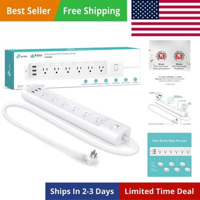 Plug Power Strip HS300, Surge Protector with 6 Individually Controlled Smart ...
