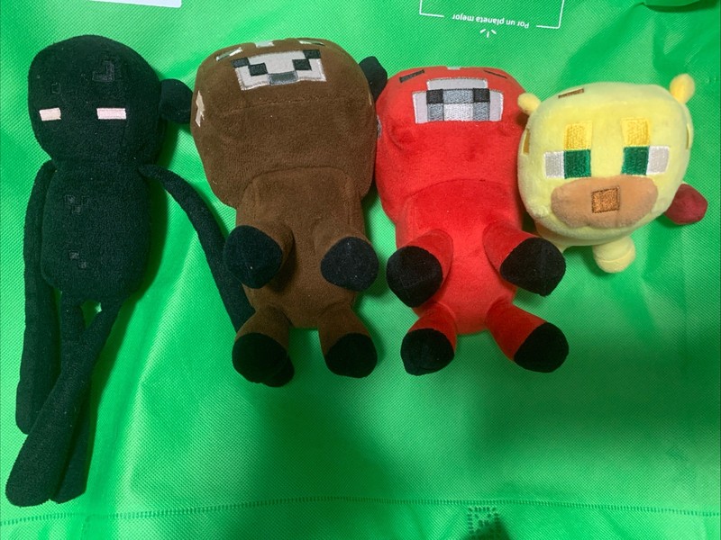 Lot Of Five Minecraft Plushies Barely Used