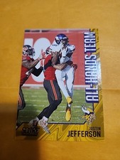 2021 Score Football Card Justin Jefferson All Hands Team #AH4