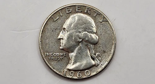 1960-P Washington Quarter — photo from another recent sale