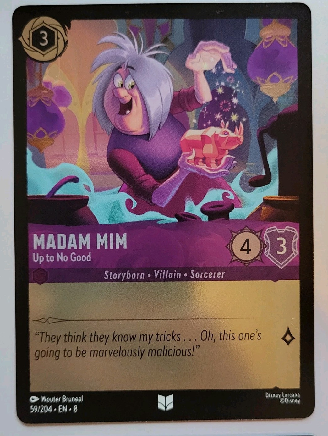 Disney Lorcana TCG - Reign of Jafar: Madam Mim (059/204) - Uncommon Foil - NM