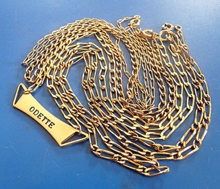 Lot Bijoux Anciens Rétro Chaines Colliers Plaqué Or Haute Qualité 1 ORIA 26 G