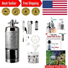 4L Complete Aquarium CO2 Generator Kit with High-Quality 304 Stainless Steel