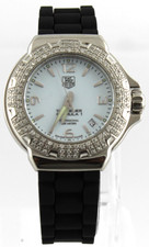 TAG Heuer Formula 1 WAC1215.BT0711 Women's White Diamond Rubber Quartz Watch