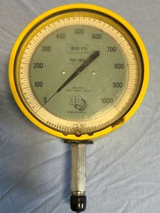 3D Instruments 0-1000 PSI Test Pressure Gauge Part 544 29A